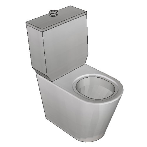 Britex Disabled Toilet Suite (P Trap Grandeur Ambulant Pan)