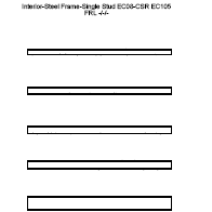 CSR Gyprock Interior Steel Frame Single Stud (EC105)