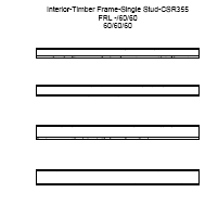CSR Gyprock Interior Timber Frame Single Stud (355)