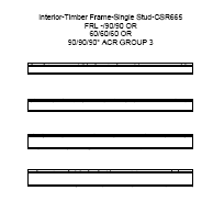 CSR Gyprock Interior Timber Frame Single Stud (365)