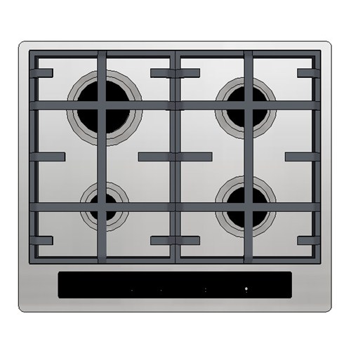 Kleenmaid Gas Cooktop 60cm Electronic Touch Panel