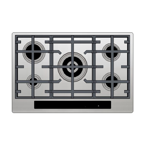 Kleenmaid Gas Cooktop 70cm Electronic Touch Panel