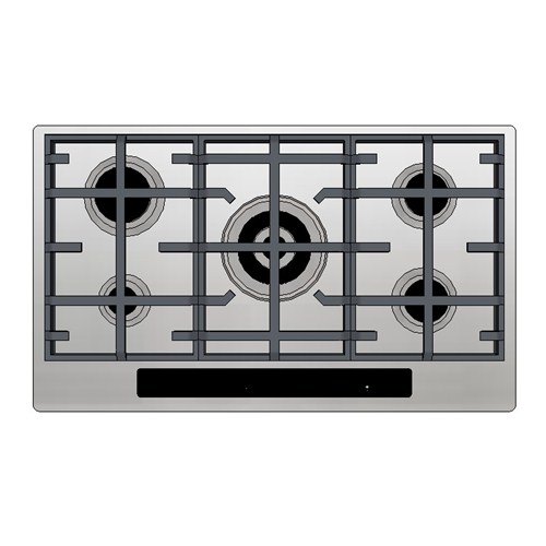 Kleenmaid Gas Cooktop 90cm Electronic Touch Panel