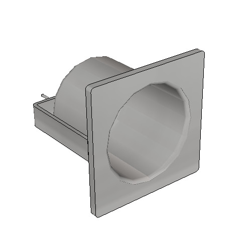 Britex Security Toilet Roll Holder (Rear Fixed)