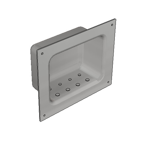 Britex Security Soap Holder (Front Fixed)