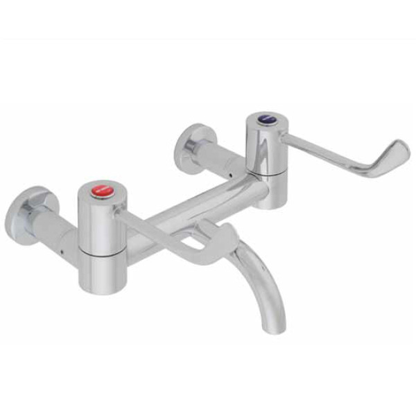 Galvin 20engineering 20clinilever 20chrome 20plated 20wall 20mounted 20mixing 20set 20type 2056.