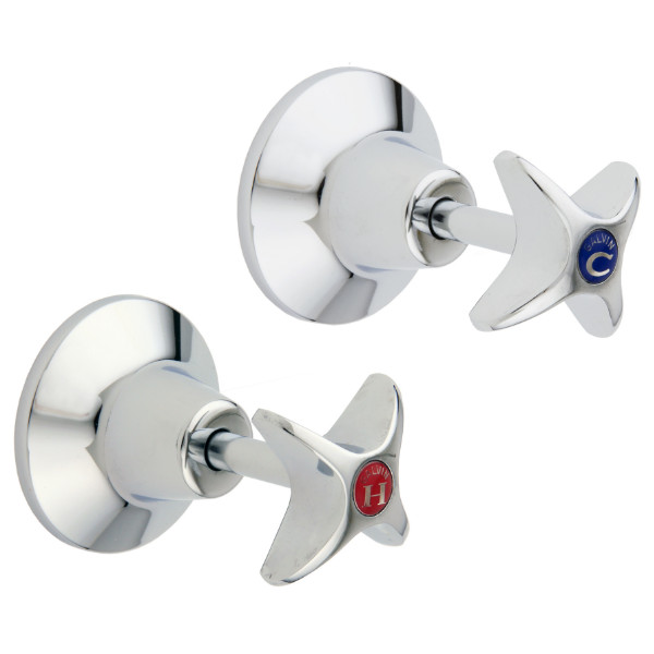 Galvin 20engineering 20vandal 20resistant 20chrome 20plated 20jumper 20valve 20wall 20top 20assembly.