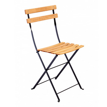 Bistro folding chair natural