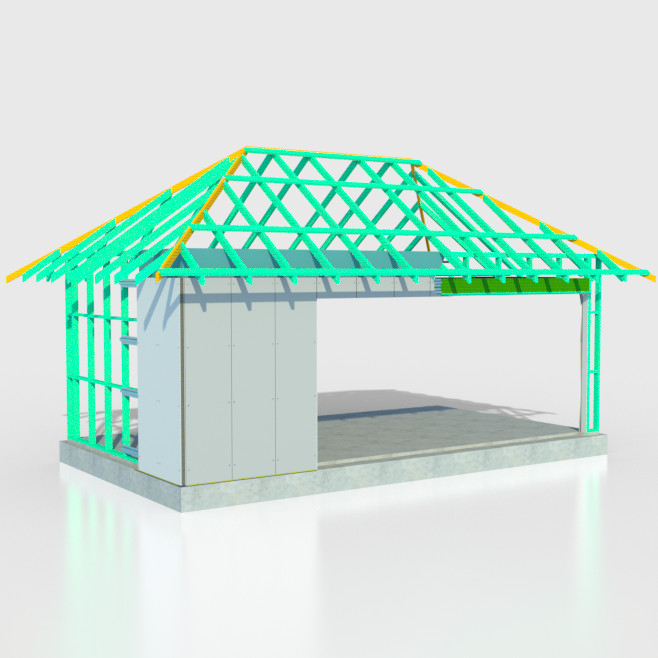Pronto Panel 3D Garage Detail
